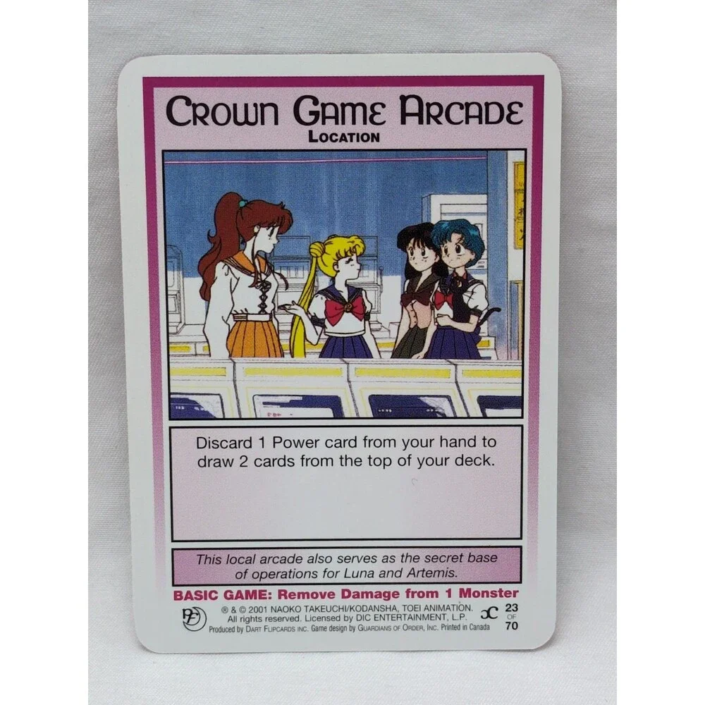 Crown Game Arcade Sailor Moon CCG Past And Future Card #23